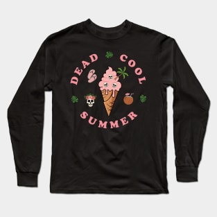 Skull Ice Cream Long Sleeve T-Shirt